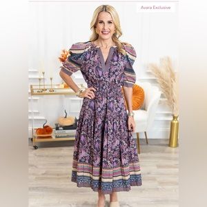 AVARA Rachel Print Dress